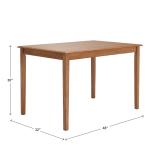 Alexa-Mae Solid Wood Dining Table – Oak | NEW 3