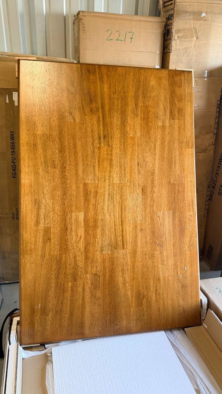 Alexa-Mae Solid Wood Dining Table – Oak | NEW 4