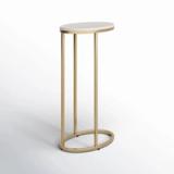 Vib Modern Gold End Table – Brand New in Box  2
