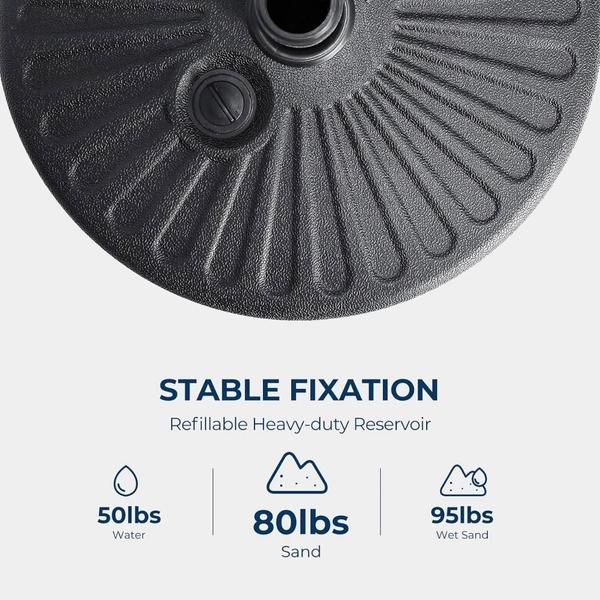 Homeshade Patio Umbrella Base H12 – New in Box