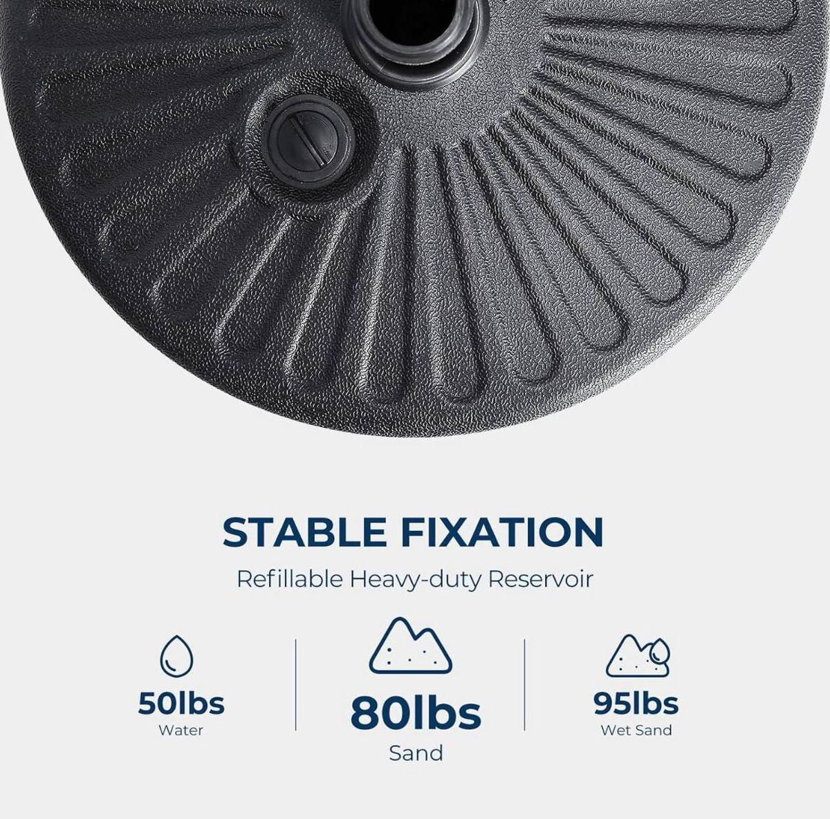 Homeshade Patio Umbrella Base H12 – New in Box 2