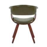 Porthos Home Zelda Dining Chair | Green Faux Leather | SKC038A GRN | Brand New 4