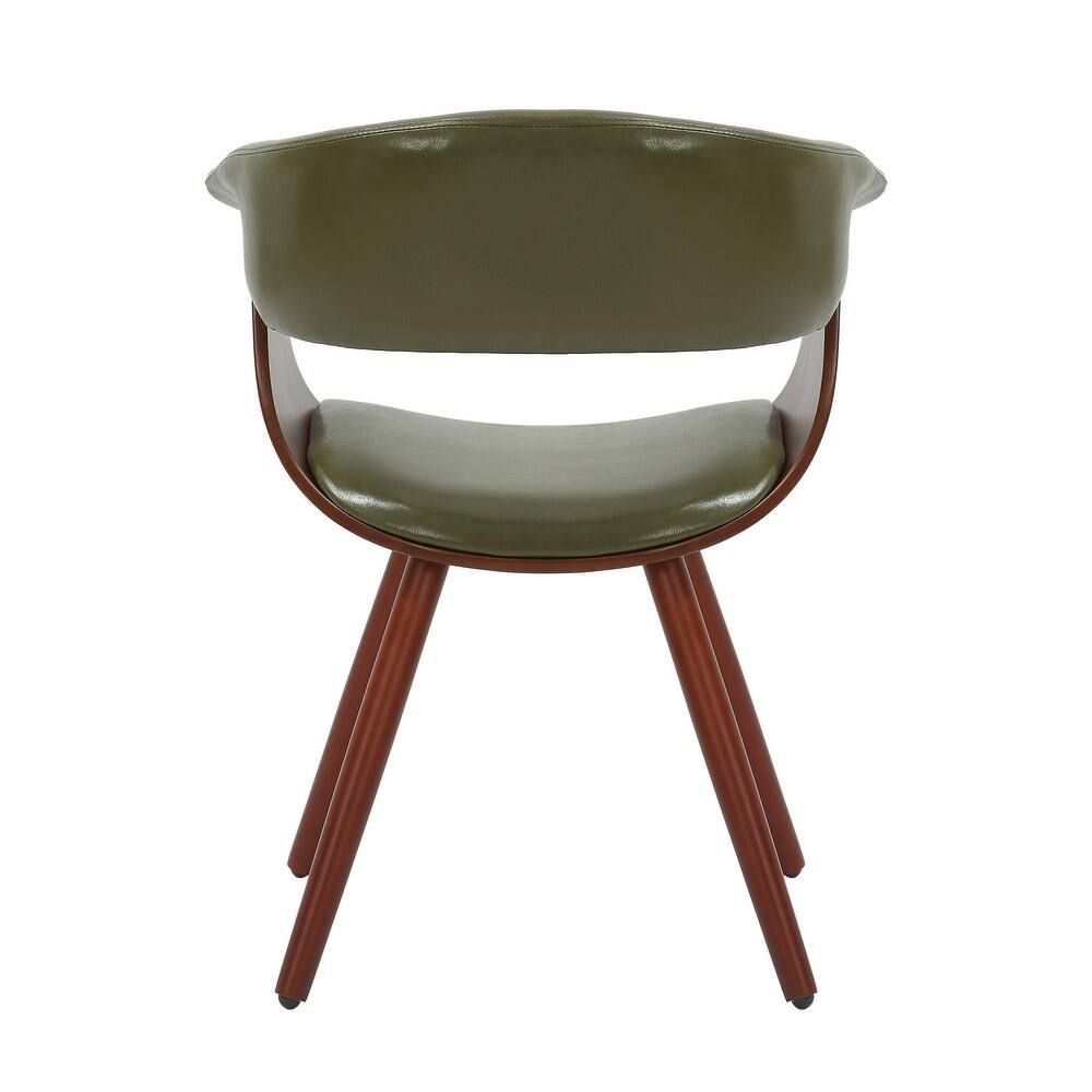 Porthos Home Zelda Dining Chair | Green Faux Leather | SKC038A GRN | Brand New 4
