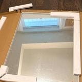 Aevar 40” × 32” Framed Wall Mirror – White 6
