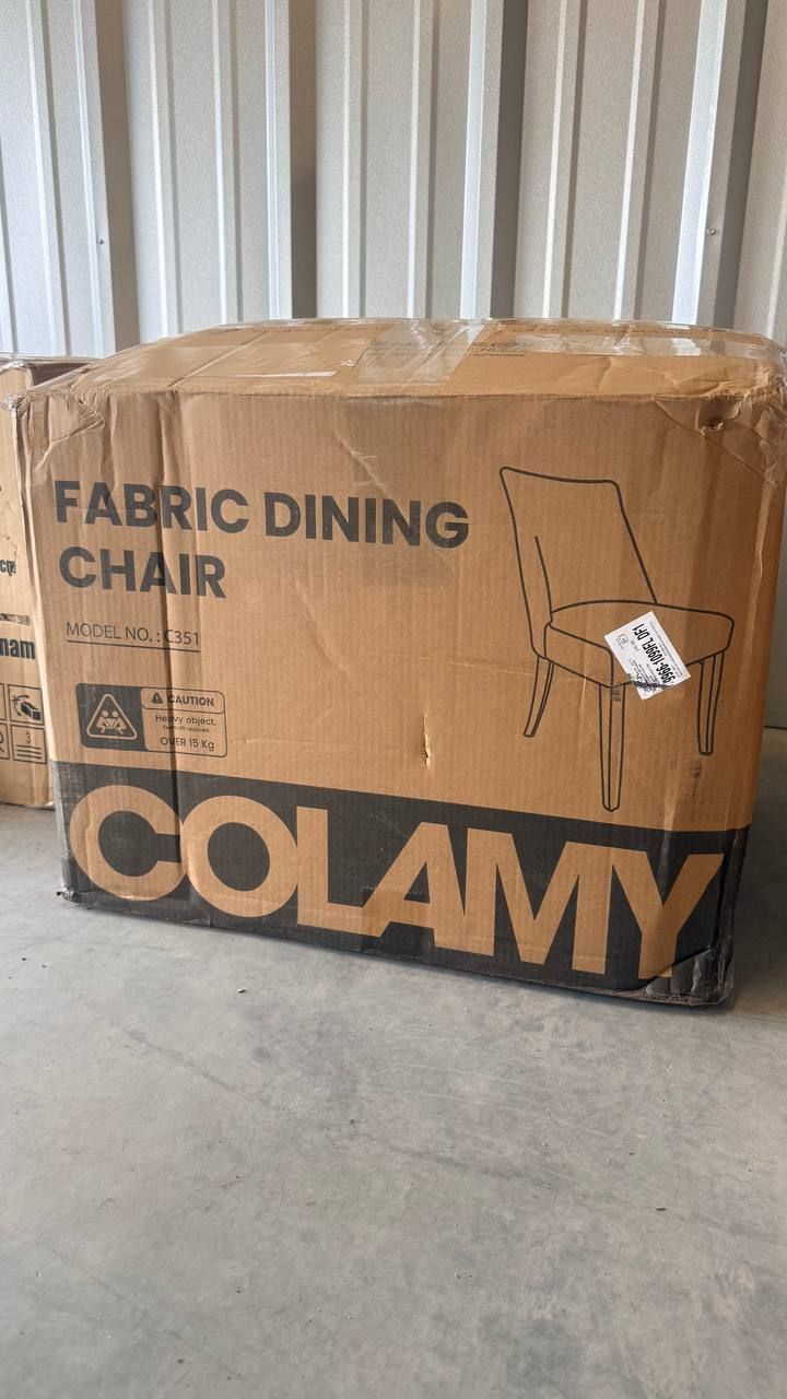 Parsons Upholstered Dining Chair | Beige | Solid Wood Side Chair | WF-C351-BE | New (open box) 9
