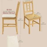 Wooden Dining Chairs – Set of 2 — Brand New, Never Assembled  3