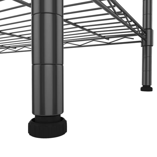 Augustine 6-Shelf Adjustable Storage Shelving Unit | Black | New in Box