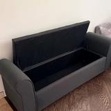 Porthos Home Wena Storage Bench – Dark Gray 7