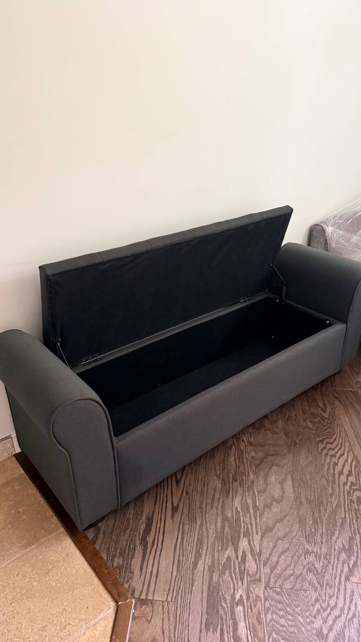 Porthos Home Wena Storage Bench – Dark Gray 7