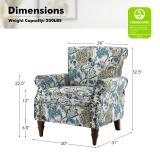 Armchair with Nailhead Trim – Green 7