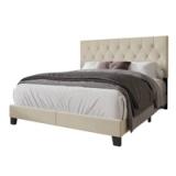 Ambrey Upholstered Queen Bed – Beige | Brand New in Box 4