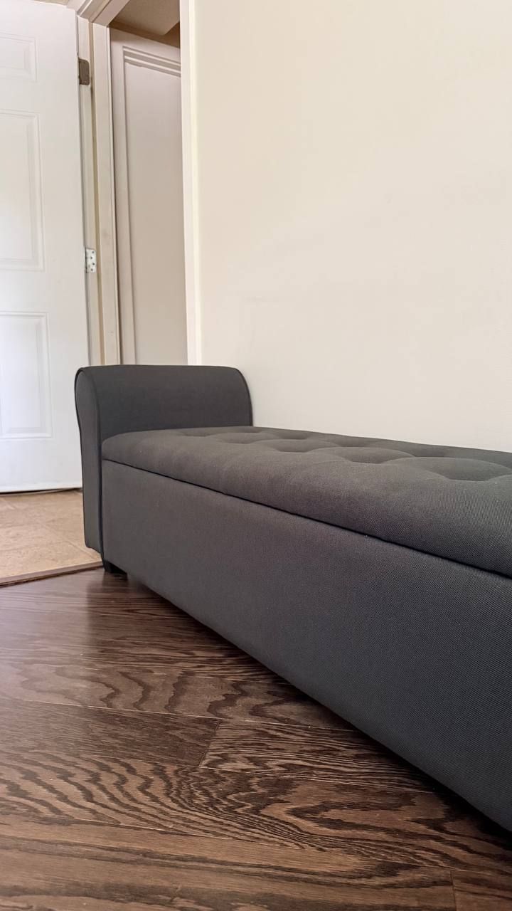 Porthos Home Wena Storage Bench – Dark Gray 8