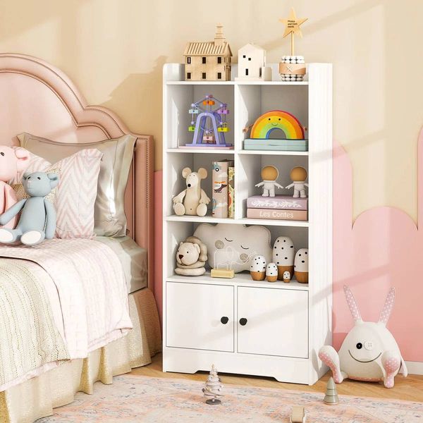 Lavonia 47.5” Cube Bookcase – White | Brand New in Box