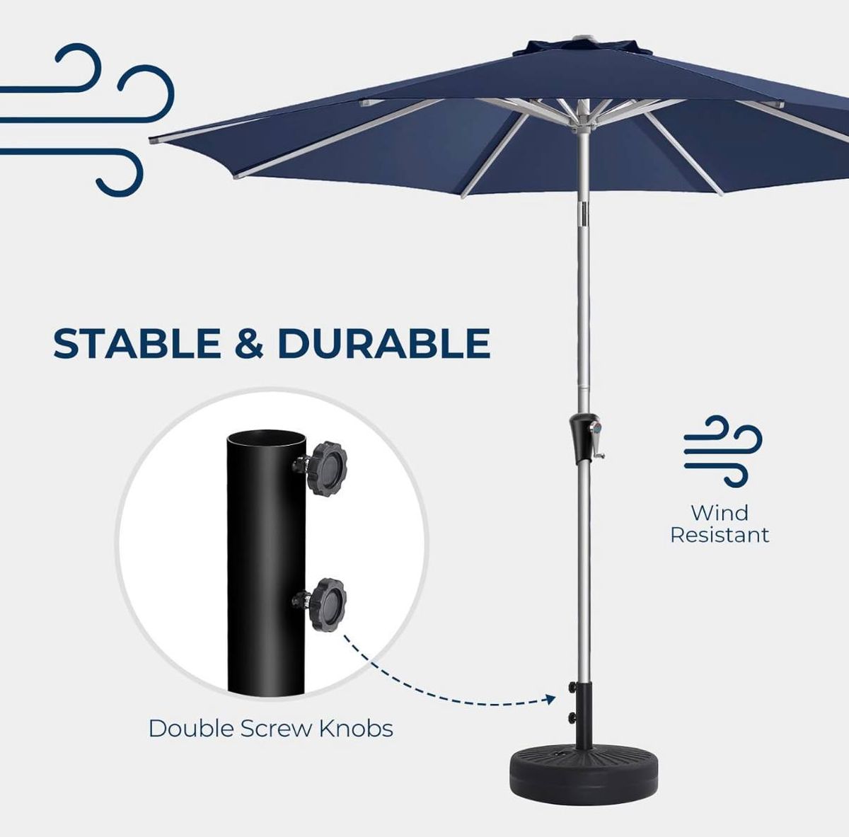 Homeshade Patio Umbrella Base H12 – New in Box 4