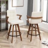 Lorant Swivel Counter Stools – Set of 2 | Beige | Brand New in Box 3