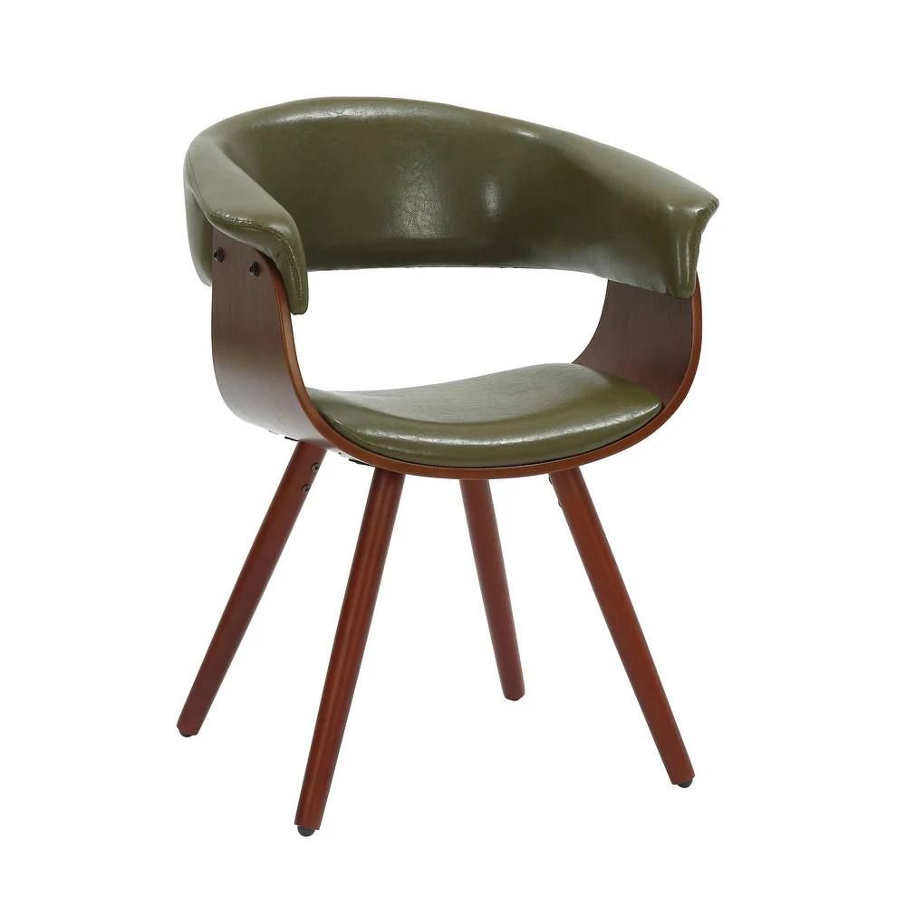 Porthos Home Zelda Dining Chair | Green Faux Leather | SKC038A GRN | Brand New 3