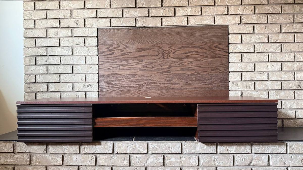 Moustache Brown Wall-Mounted Computer Desk 3