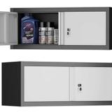 Metal Wall-Mounted Garage Storage Cabinet – Gray 2