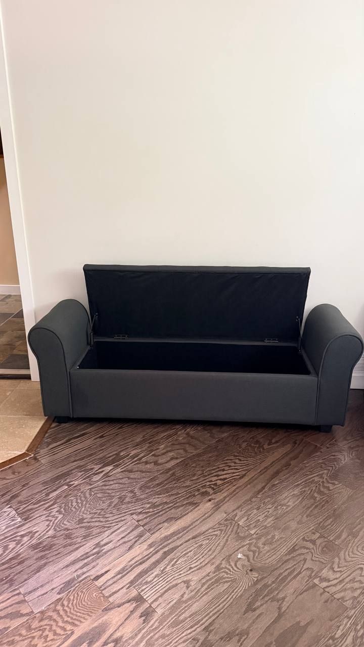 Porthos Home Wena Storage Bench – Dark Gray 6