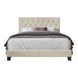 Ambrey Upholstered Queen Bed – Beige | Brand New in Box 3