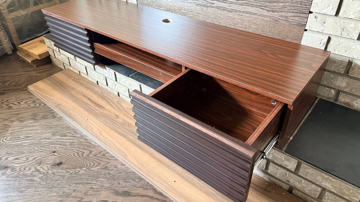 Moustache Brown Wall-Mounted Computer Desk 5