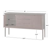 60" Roman Buffet Cabinet – Olive Green (75700OLG) New 3