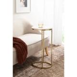 Vib Modern Gold End Table – Brand New in Box  9