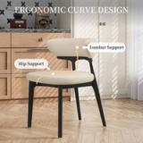 Modern Fully Assembled Dining Chairs Set of 2 4