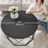 VASAGLE Black Coffee Table – Brand New, Boxed  3