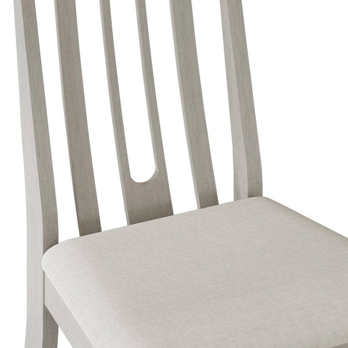Ocossio Linen Upholstered Side Chair (Set of 4) 3