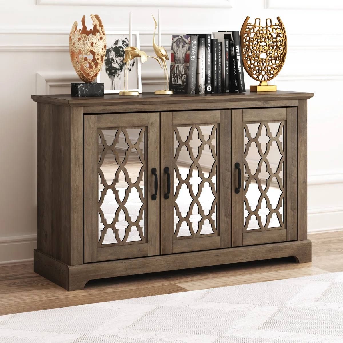 Chessani 45.7” Wide Sideboard – Knotty Oak 1