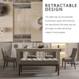 Gimora Extendable Dining Table – Light Wood (HKDM012OA) 6