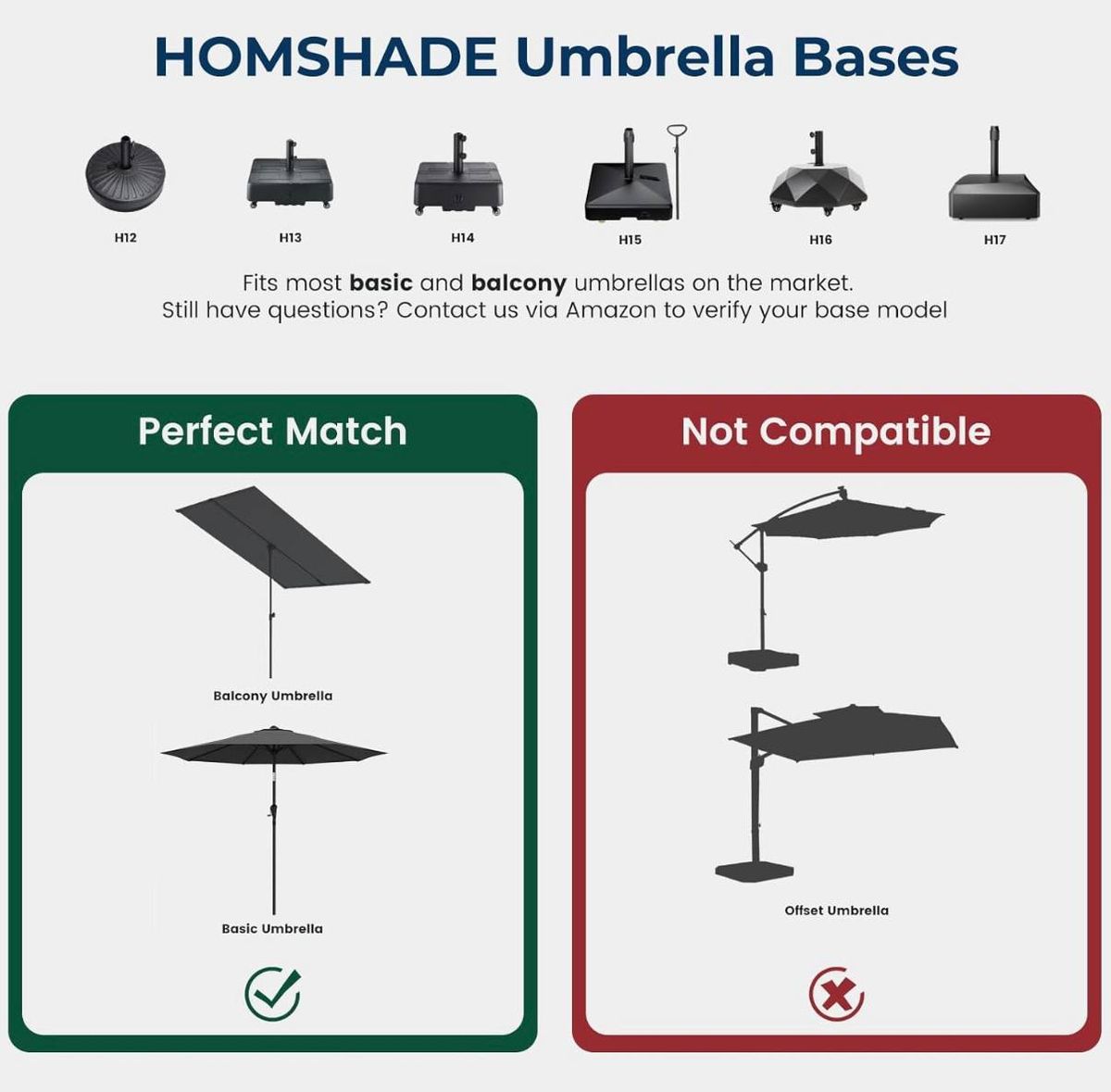 Homeshade Patio Umbrella Base H12 – New in Box 3
