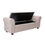 Porthos Home Wena Storage Bench – Beige 3