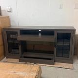  3-Sided Farmhouse TV Stand for TVs up to 75” – Dark Brown 4