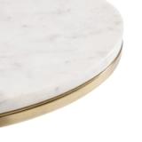 Vib Modern Gold End Table – Brand New in Box  8