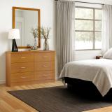 Allyannah 47” 6-Drawer Double Dresser – Amber Walnut | Brand New in Box 5