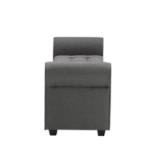 Porthos Home Wena Storage Bench – Dark Gray 5