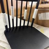 Solid Wood Windsor Dining Chairs – Set of 4 – Black 9