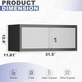 Metal Wall-Mounted Garage Storage Cabinet – Gray 3