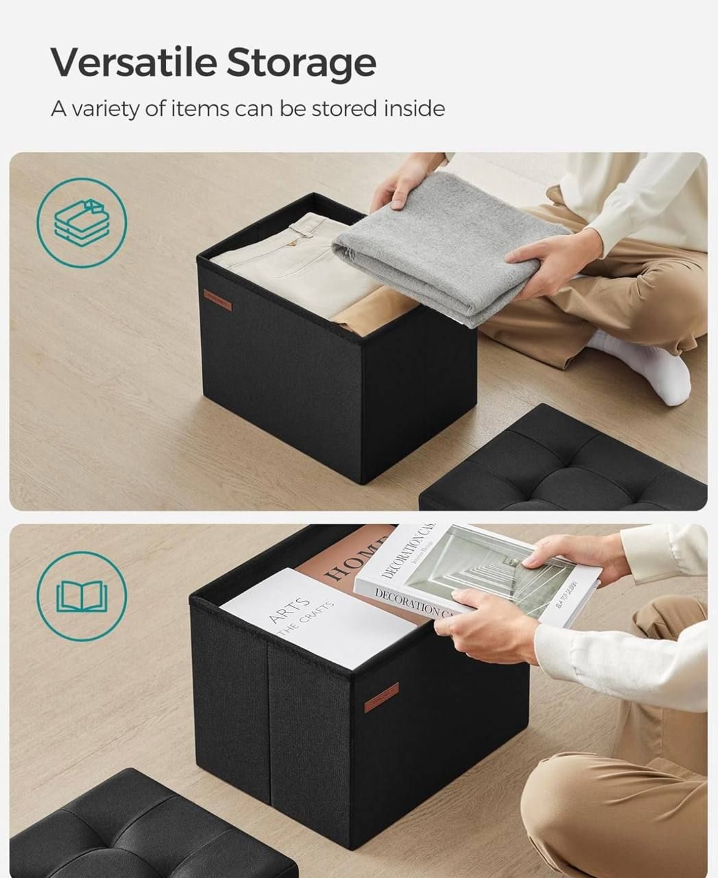 Storage Ottoman Bench LSF102B01 – New 5