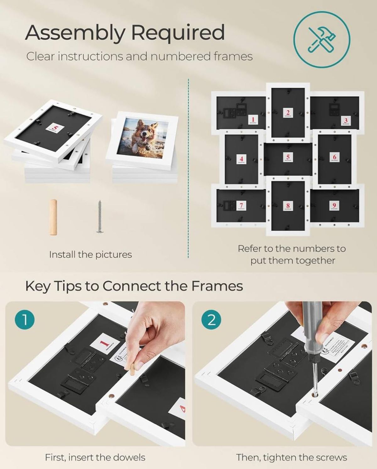 4x6 Collage Picture Frames – 9 Pack | New in Box 4