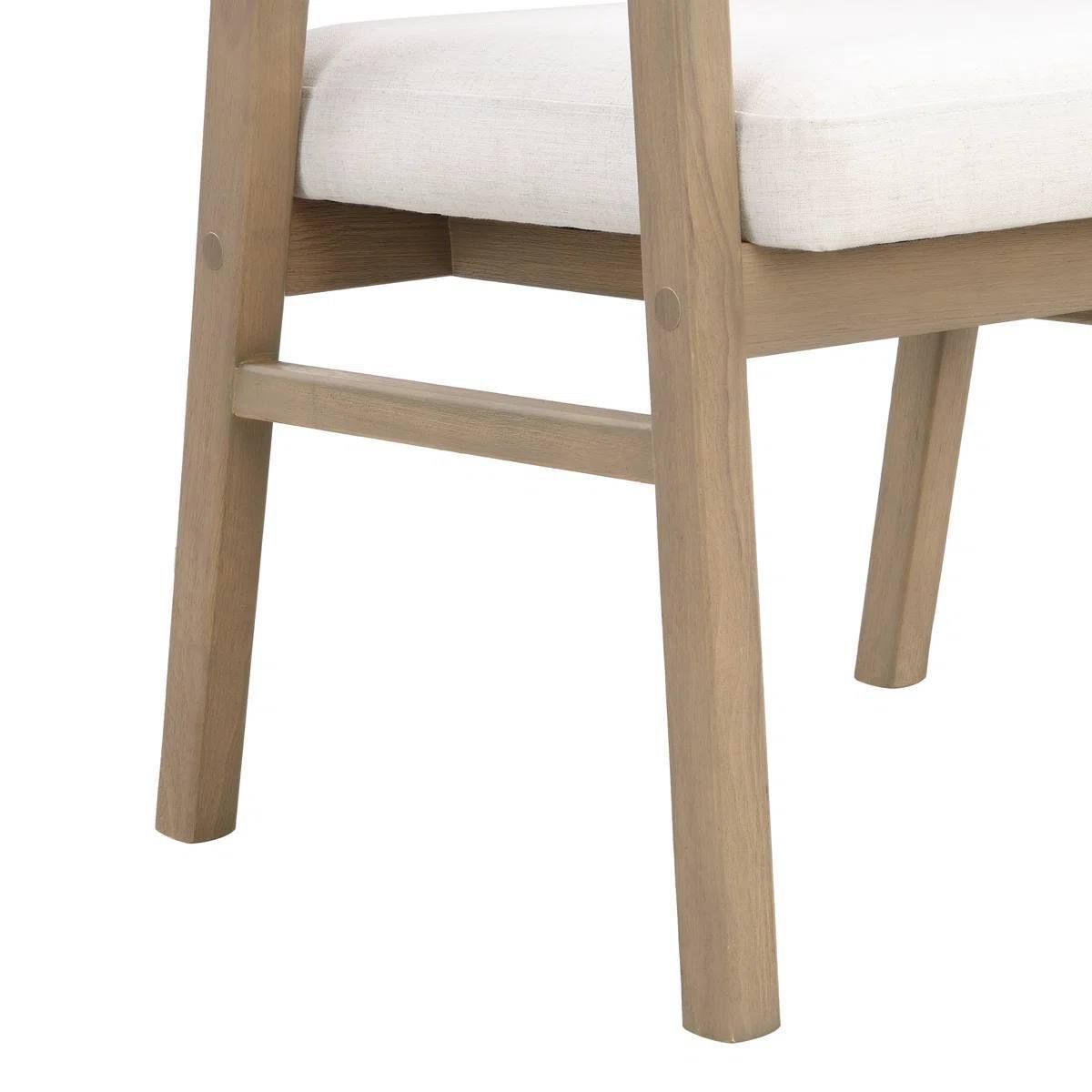 Stanley Wooden Dining Chairs Set of 2 | Cane Back | Upholstered Seat | Light Ash | Assembled 4