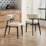 Modern Fully Assembled Dining Chairs Set of 2 2