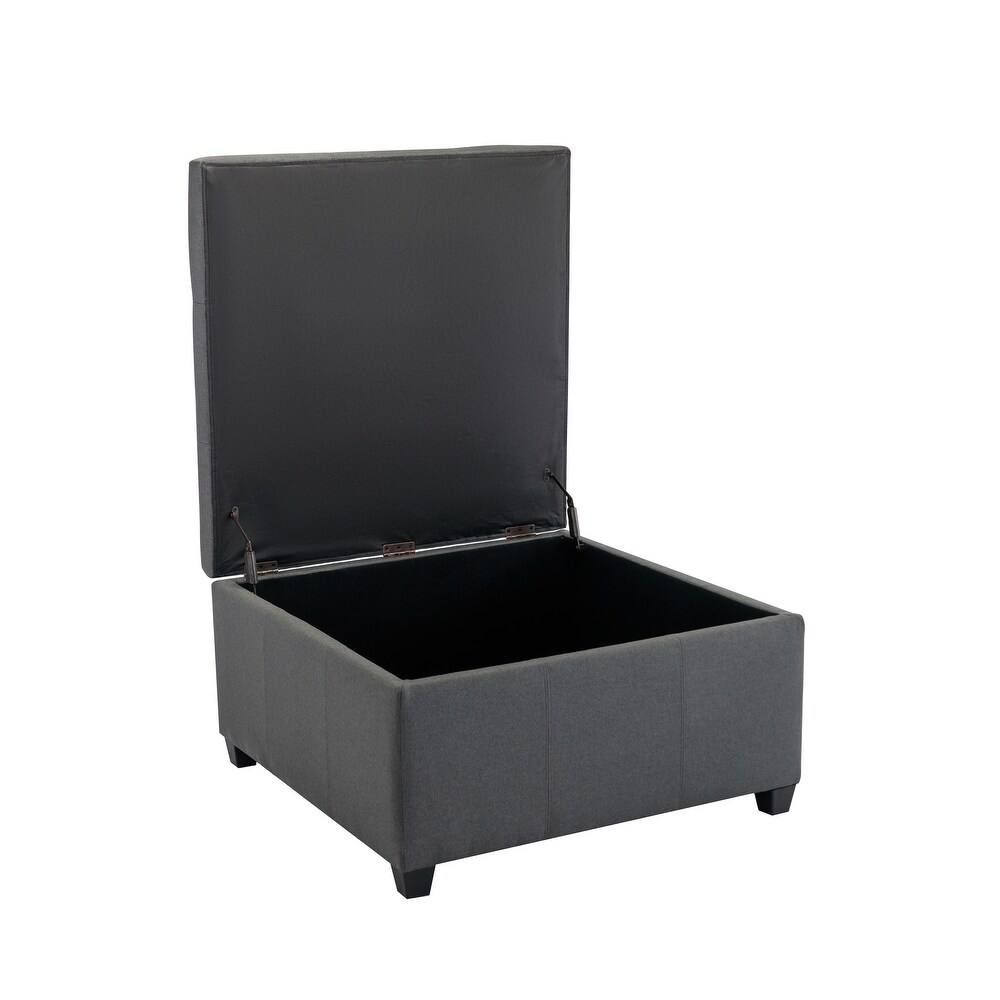 Porthos Home Jana Tufted Storage Ottoman 3