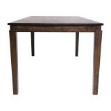 Ballarat Commercial Grade Heavy Duty Solid Wood Dining Table – Dark Brown – NEW IN BOX 8
