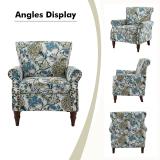 Armchair with Nailhead Trim – Green 8