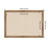 Kate & Laurel Framed Fabric Pinboard – 28” x 40” 2