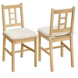 Wooden Dining Chairs – Set of 2 — Brand New, Never Assembled  2