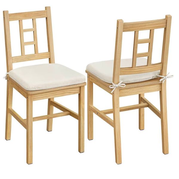 Wooden Dining Chairs – Set of 2 — Brand New, Never Assembled
